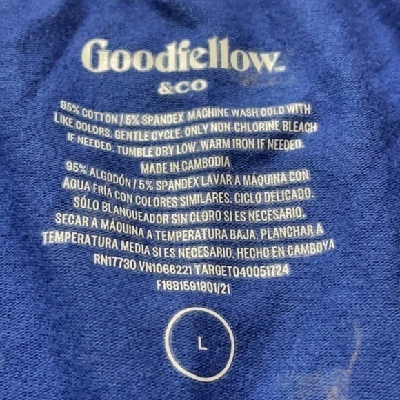 Goodfellow & CO Blue Orange Monkey Cotton Spandex Boxer Brief size L - Picture 2 of 5